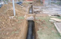 Nou col·lector de sortida de l’EDAR de La Bisbal d’Empordà Nou col·lector de sortida de l'EDAR de La Bisbal d'Empordà